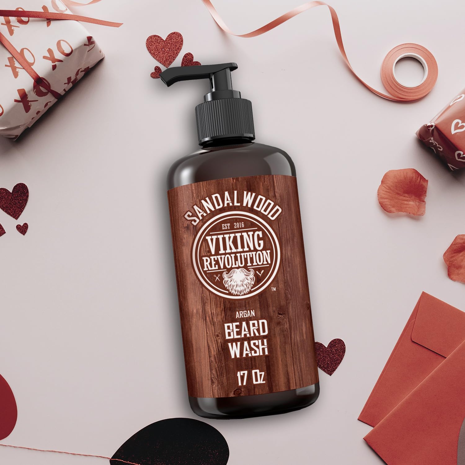 Viking Revolution aroma sándalo, experiencia duradera para la barba