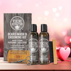Peine para barba Viking Revolution de madera de pera, domando pelos rebeldes