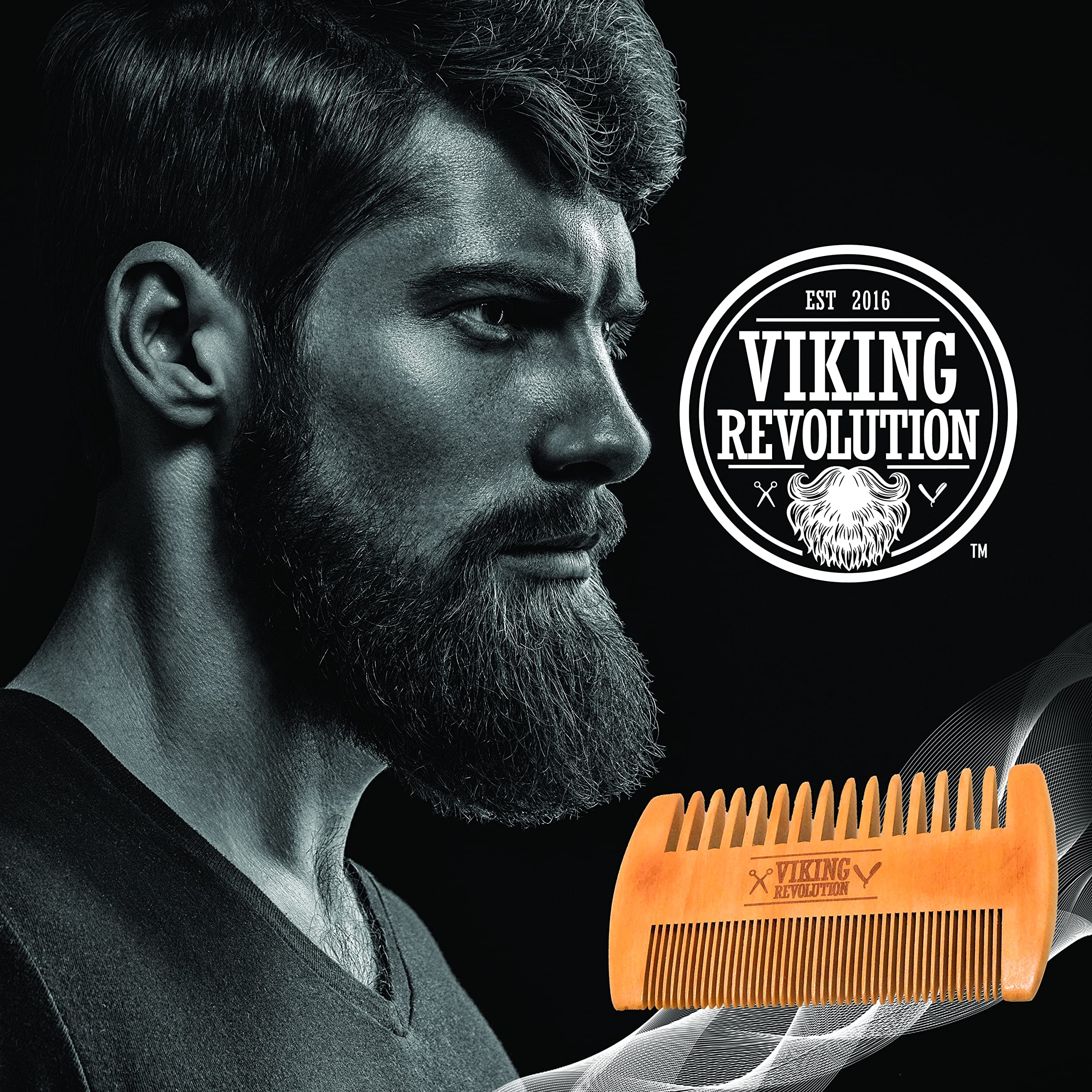 Barba de todo tipo: Viking Revolution funciona con barbas cortas, largas y densas.