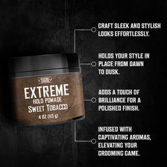 Peinado tipo pompadour con Viking Revolution Sweet Tobacco Pomade
