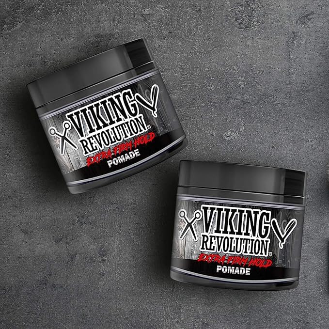 Pomada Viking Revolution, uso diario, fácil de lavar con agua.