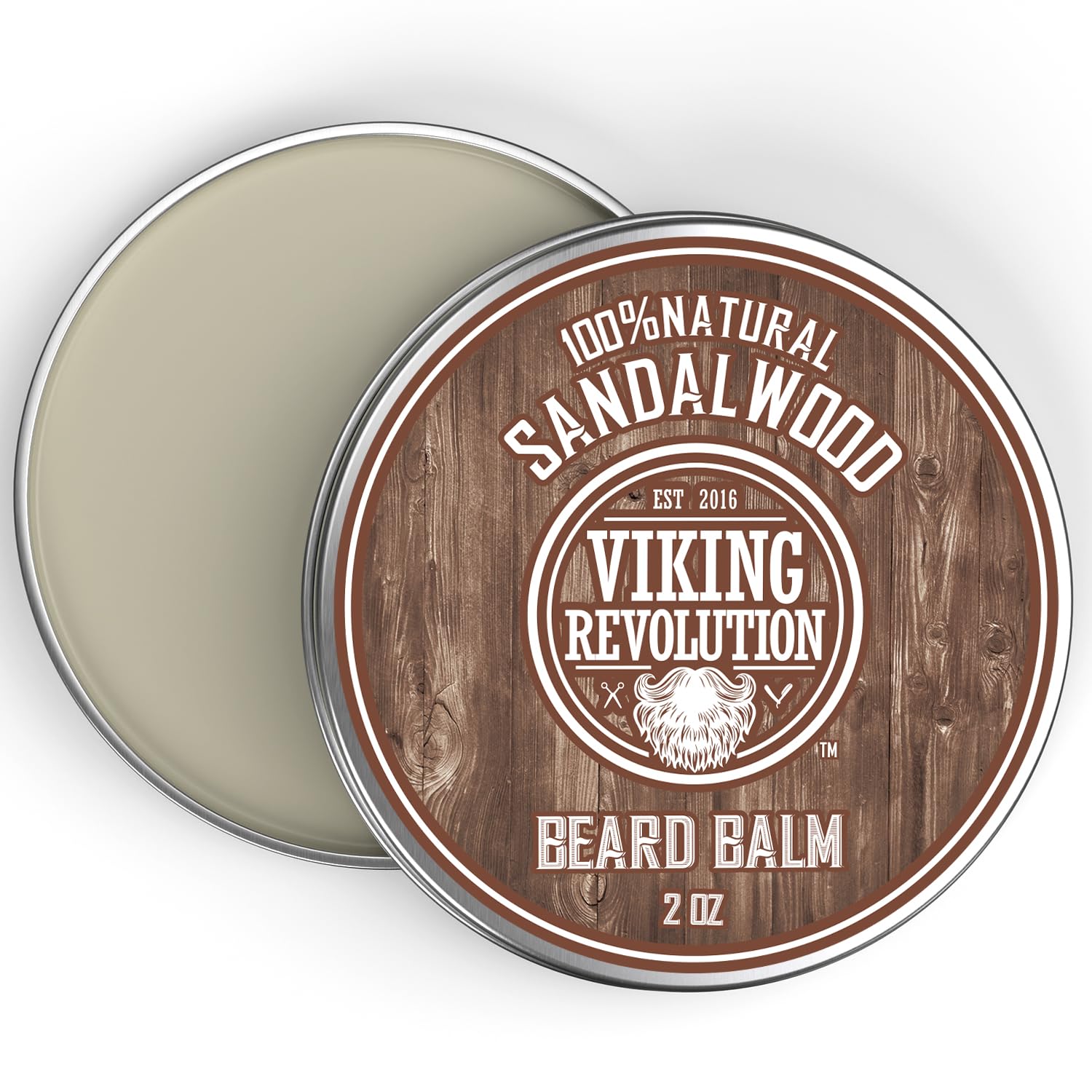 Presentación 2 onzas Viking Revolution bálsamo para barba, lista para usar