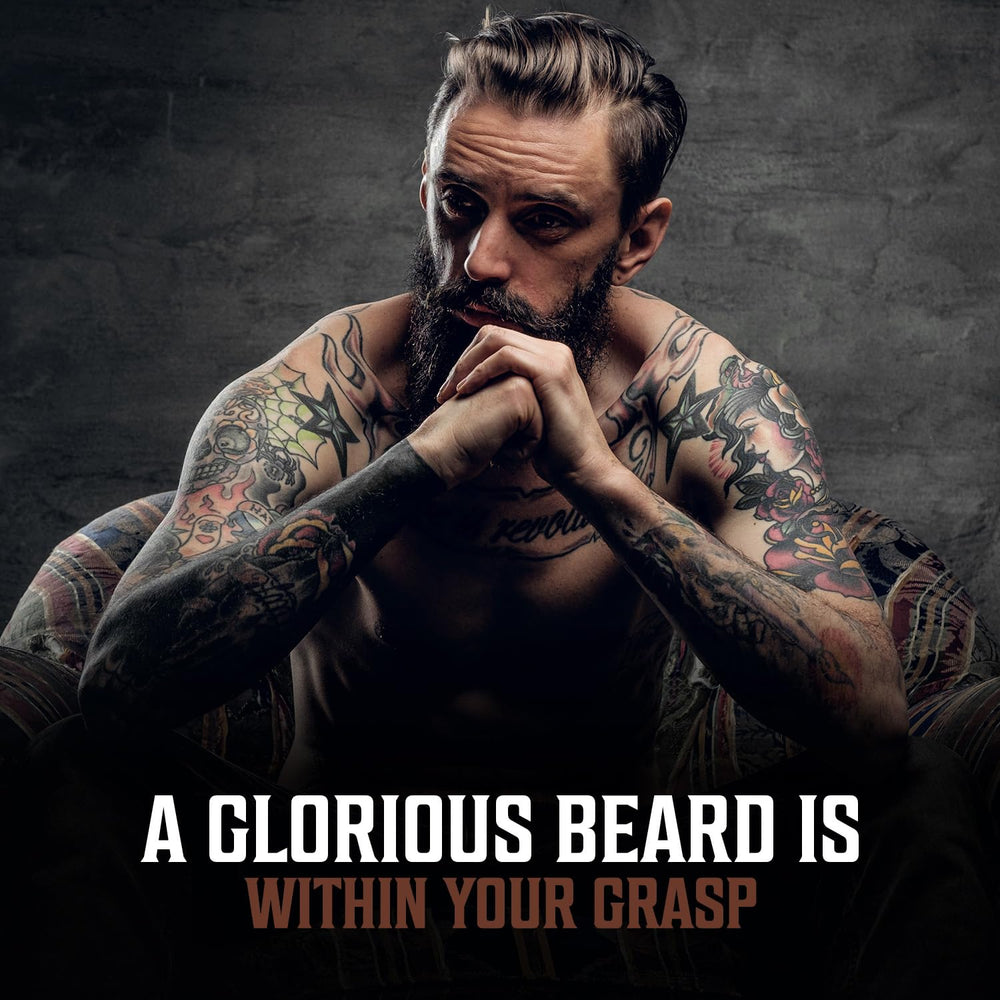 Routine quotidienne avec Viking Revolution – barbe mieux hydratée et souple.