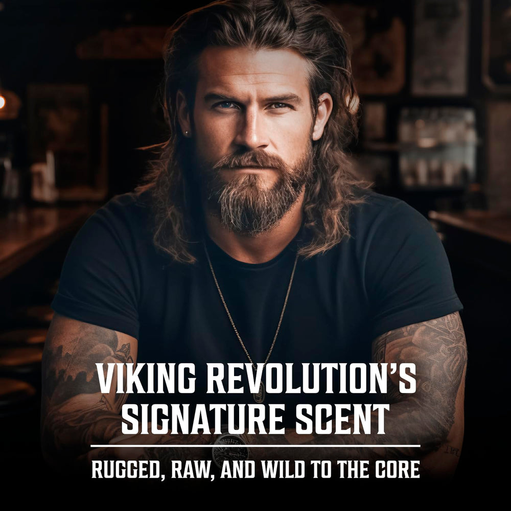 Viking Revolution Sandalwood Cologne exudes campfire-inspired, masculine aroma for evenings.