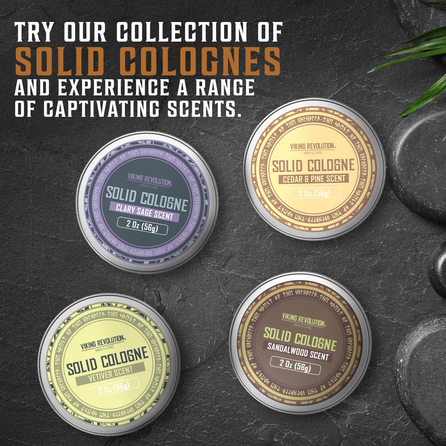 Viking Revolution Vetiver scent profile—woody, earthy notes ideal for daily wear.