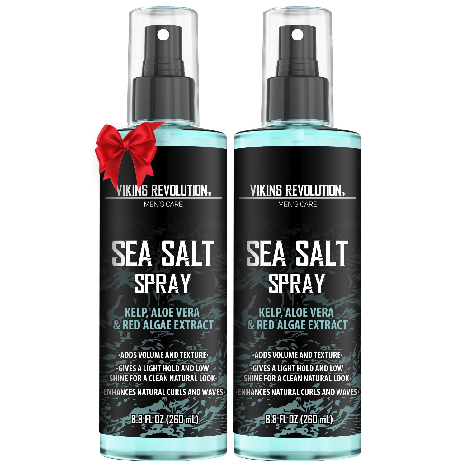 Spray de sal marina de Viking Revolution para textura y volumen.