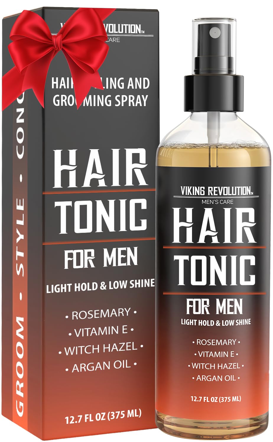 Tonico Viking Revolution, botella 12.7 oz, fácil de peinar.