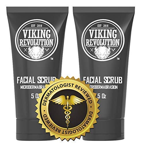 Viking Revolution aplicacion exfoliante pre-afeitado para un afeitado más suave.