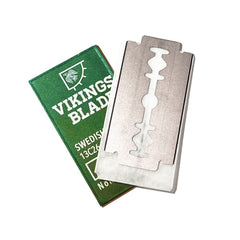 Afeitado suave con Vikings Blade, ideal para piel sensible y uso diario.