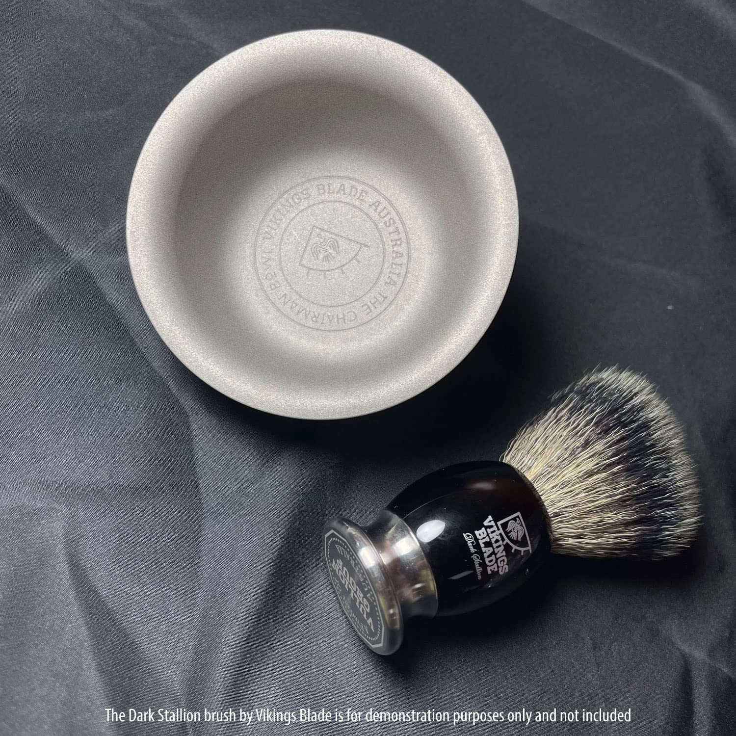 Conjunto Vikings Blade de afeitado con acabado arenado para agarre seguro
