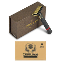 Vikings Blade Emperador Meiji, barra recta para piel sensible y afeitado suave.