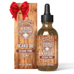 Viking Revolution aceite para barba con cedro y pino que perfuma y cuida la barba