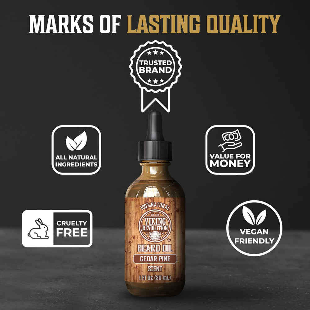 Viking Revolution aroma natural a cedro y pino que inspira confianza