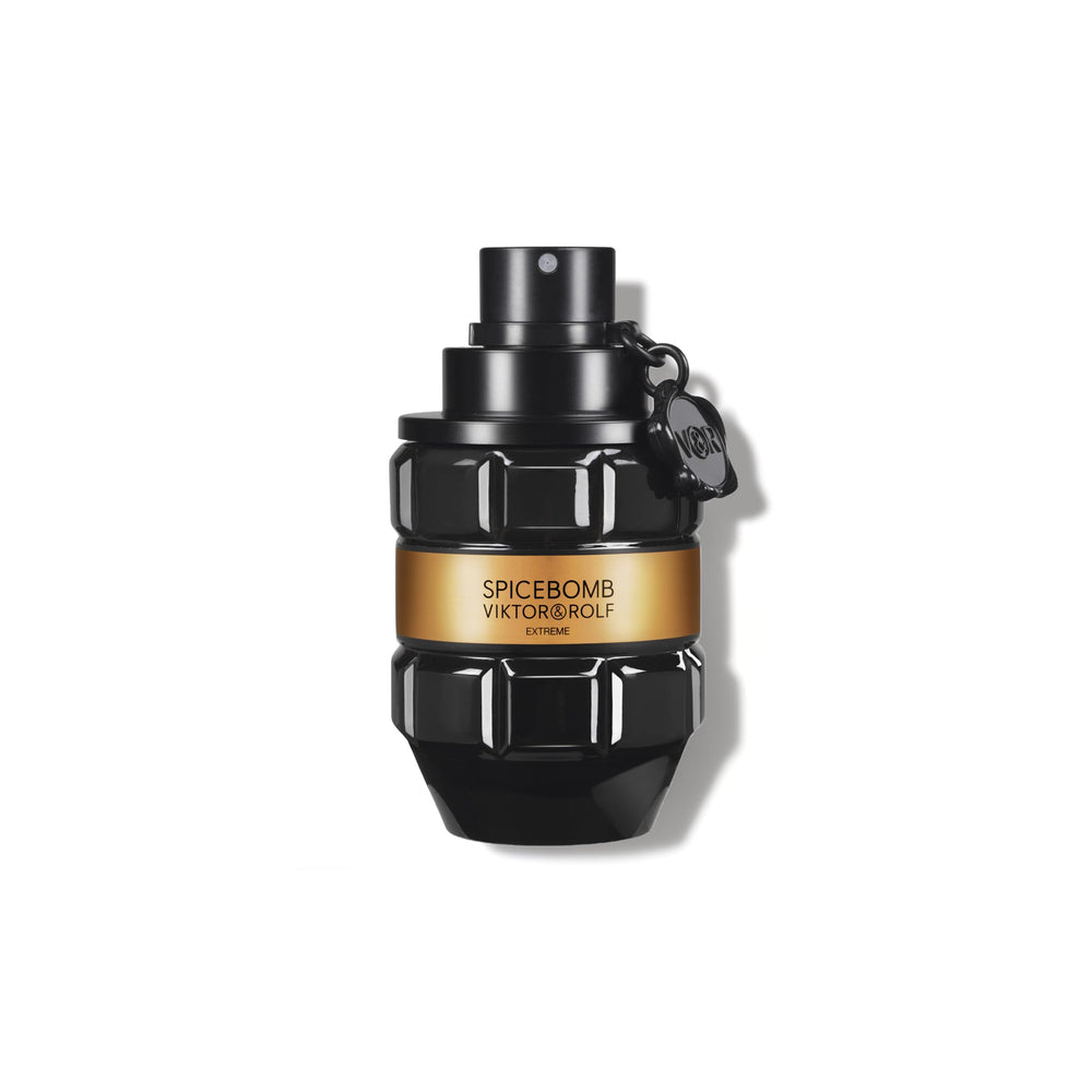 Viktor&Rolf Spicebomb Extreme frasco elegante, aroma intenso para ocasiones nocturnas.