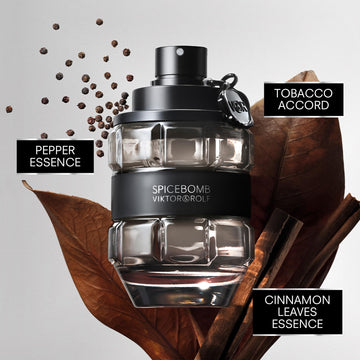 Viktor & Rolf Spicebomb, frasco-brillante, textura atractiva para cautivar en reuniones.