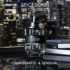 Viktor & Rolf Spicebomb, tapa-metalica, toque premium para empaques llamativos.