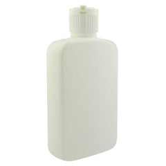 Botella blanca de plástico resistente de Village Gift Importers para uso diario.