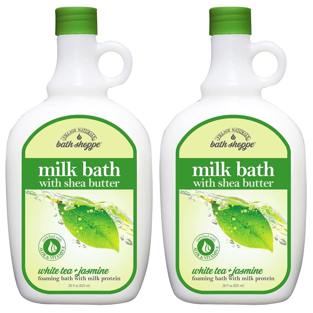 Village Naturals Bath Shoppe leche de baño con burbujas para piel suave