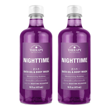 Village Naturals Therapy bano espumoso lavanda camomila para relajación nocturna