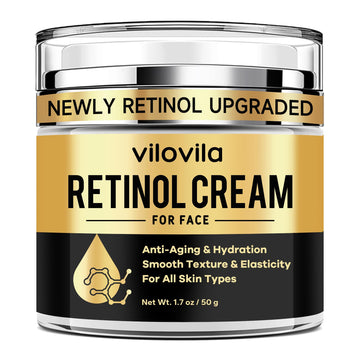 ViloVila Retinol Crema: envase frontal para uso diario en cuidado facial.