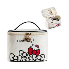 Bolso de maquillaje grande Vimanllie impermeable para viajar y proteger cosméticos.