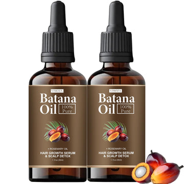 VIMOZA Batana Oil bottle emphasizes rich hydration for the scalp