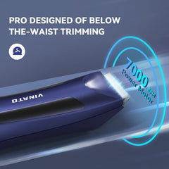 VINATO Trimmer resistente al agua para usar en la ducha.