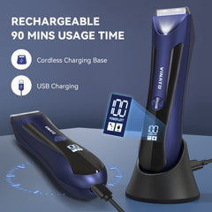 VINATO Trimmer con motor de 7000 RPM para recortes rápidos y precisos.