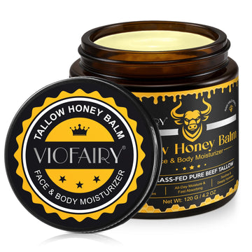 Bálsamo de grasa de res de VIOFAIRY para piel suave e hidratada.