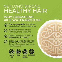 Viori barra champú arroz agua: cabello fortalecido y brillo natural