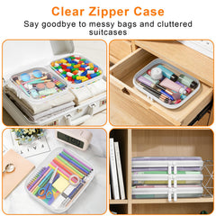 Viphope organizador cosméticos transparente, visión clara del contenido para acceso rápido.