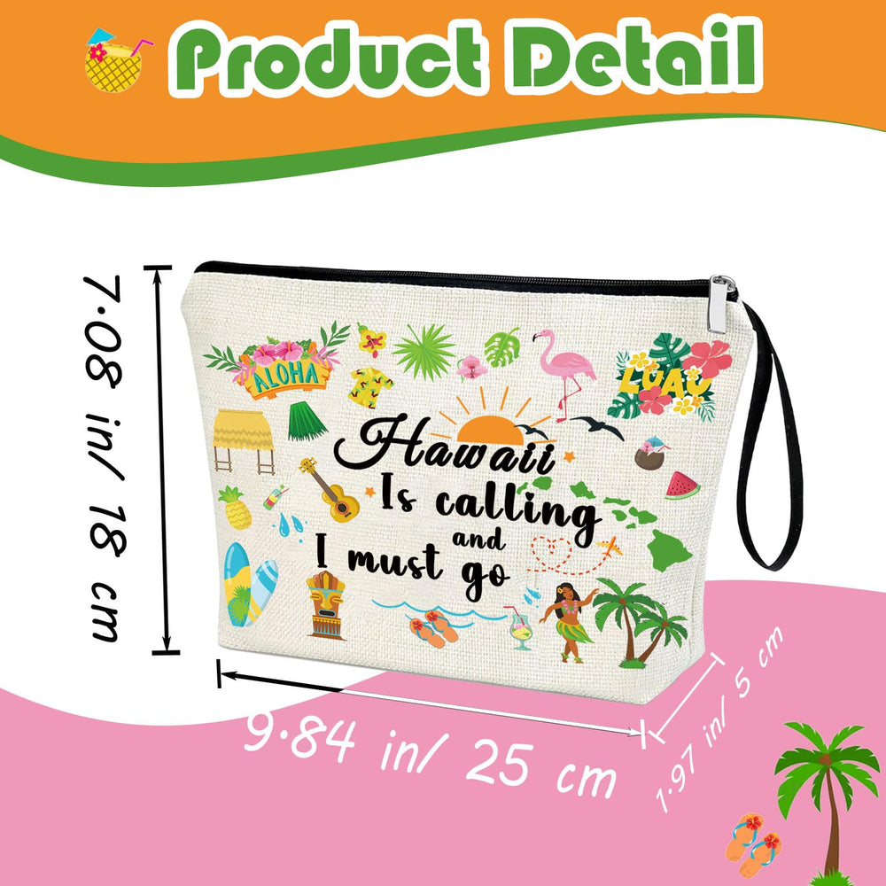 Virfuntaki bolsa Hawaii con cremallera mejorada para acceso suave.