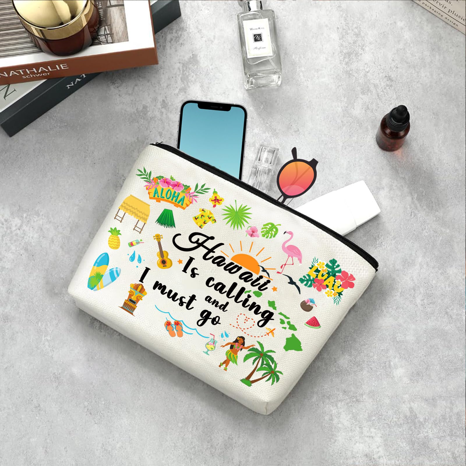 Virfuntaki bolsa Hawaii, regalo perfecto para amantes de Hawái.