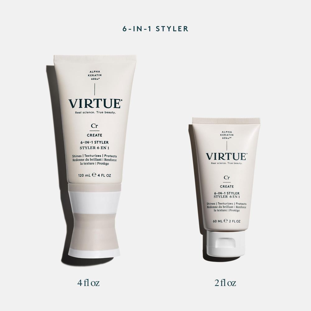 VIRTUE 6-en-1 Styler aroma cítrico fresco para perfumar el cabello.
