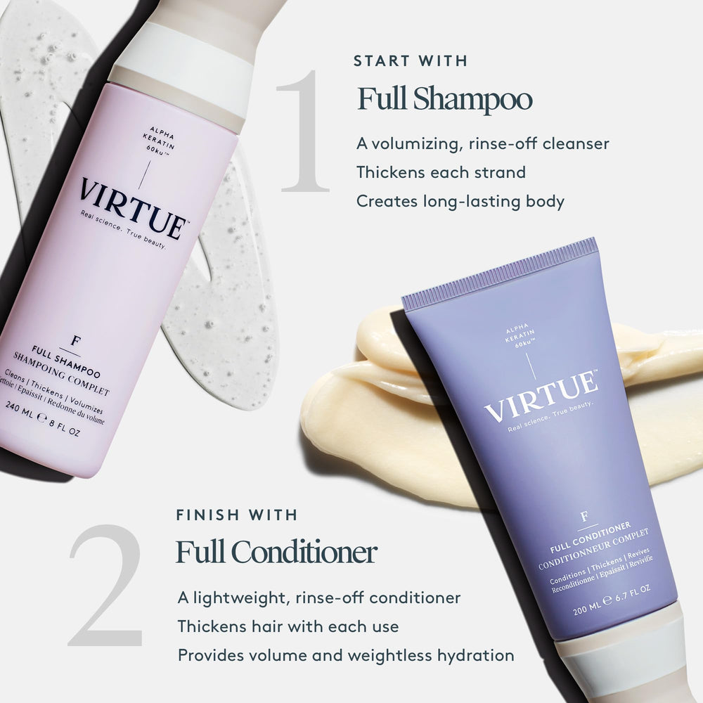VIRTUE Acondicionador, cabello fino con volumen