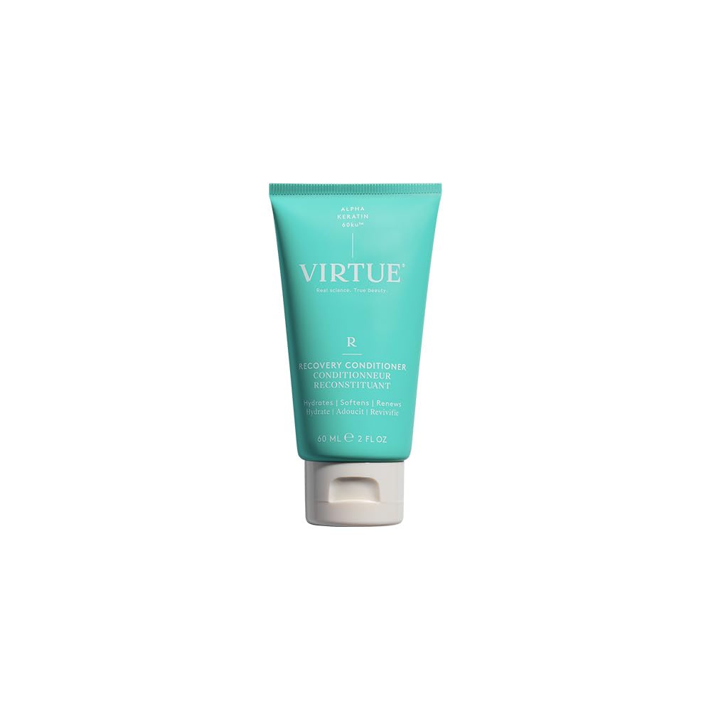 VIRTUE Acondicionador Recuperación, botella elegante, suave hidratación para cabello dañado