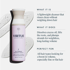 Virtue Champú Espuma Ligera – limpieza suave
