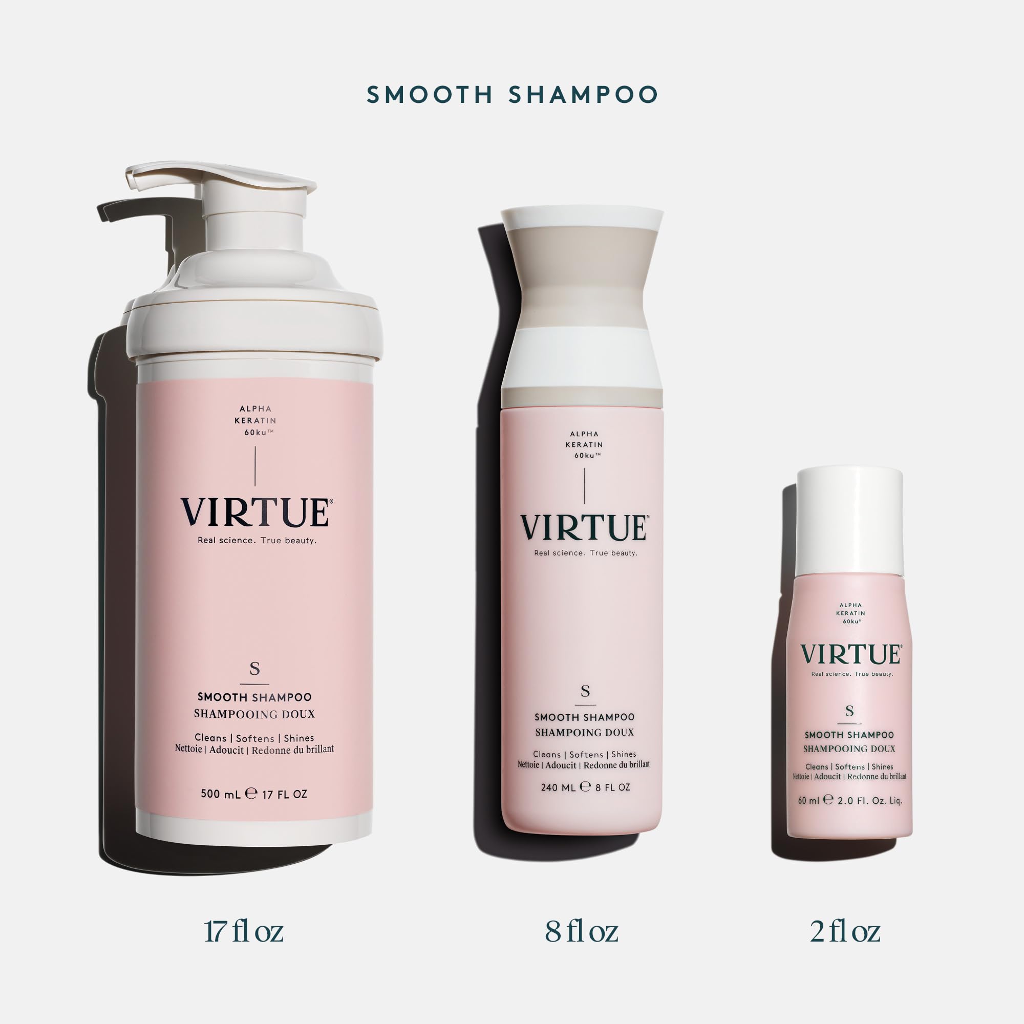 Virtue Champu Suave sin sulfatos para cabellos sensibles