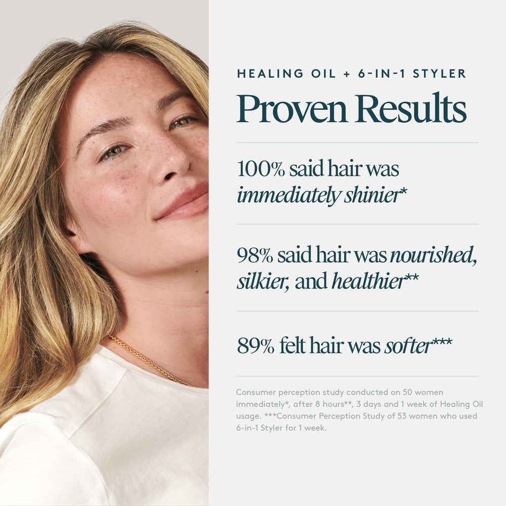 Crema 6-en-1 Virtue para estilado y protección del pelo
