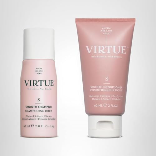 Résultats visuels du duo lissant Virtue sur la peau.