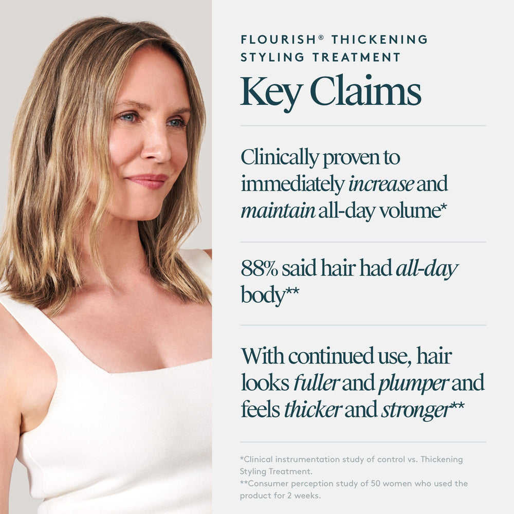 Cabello fino se ve más denso con VIRTUE Flourish