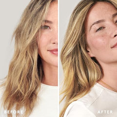 Cabello dañado por elementos se beneficia de la mascarilla VIRTUE.