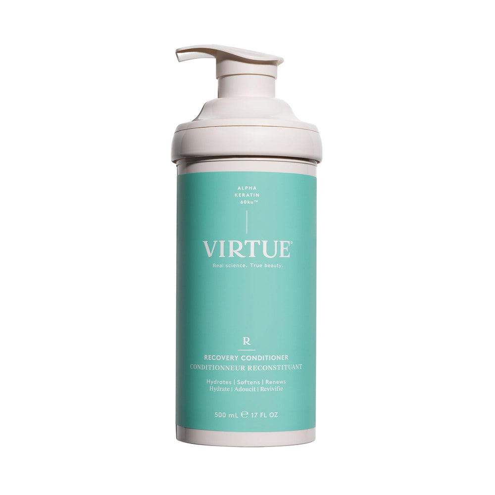 VIRTUE Recovery Acondicionador con Keratina: botella, hidratación profunda para el cabello.