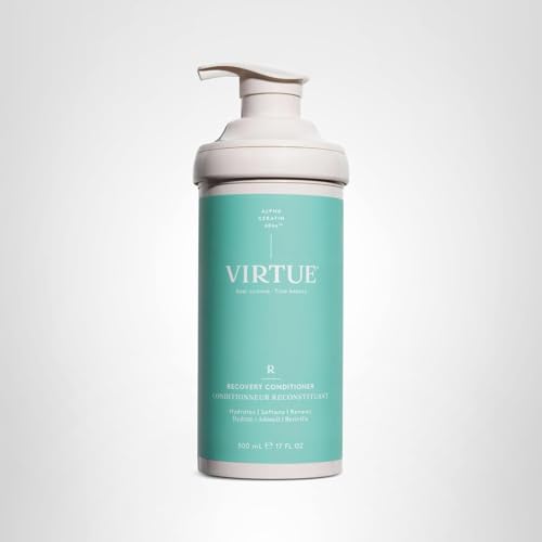 VIRTUE Recovery Acondicionador con Keratina: textura cremosa que envuelve el cabello al aplicar.