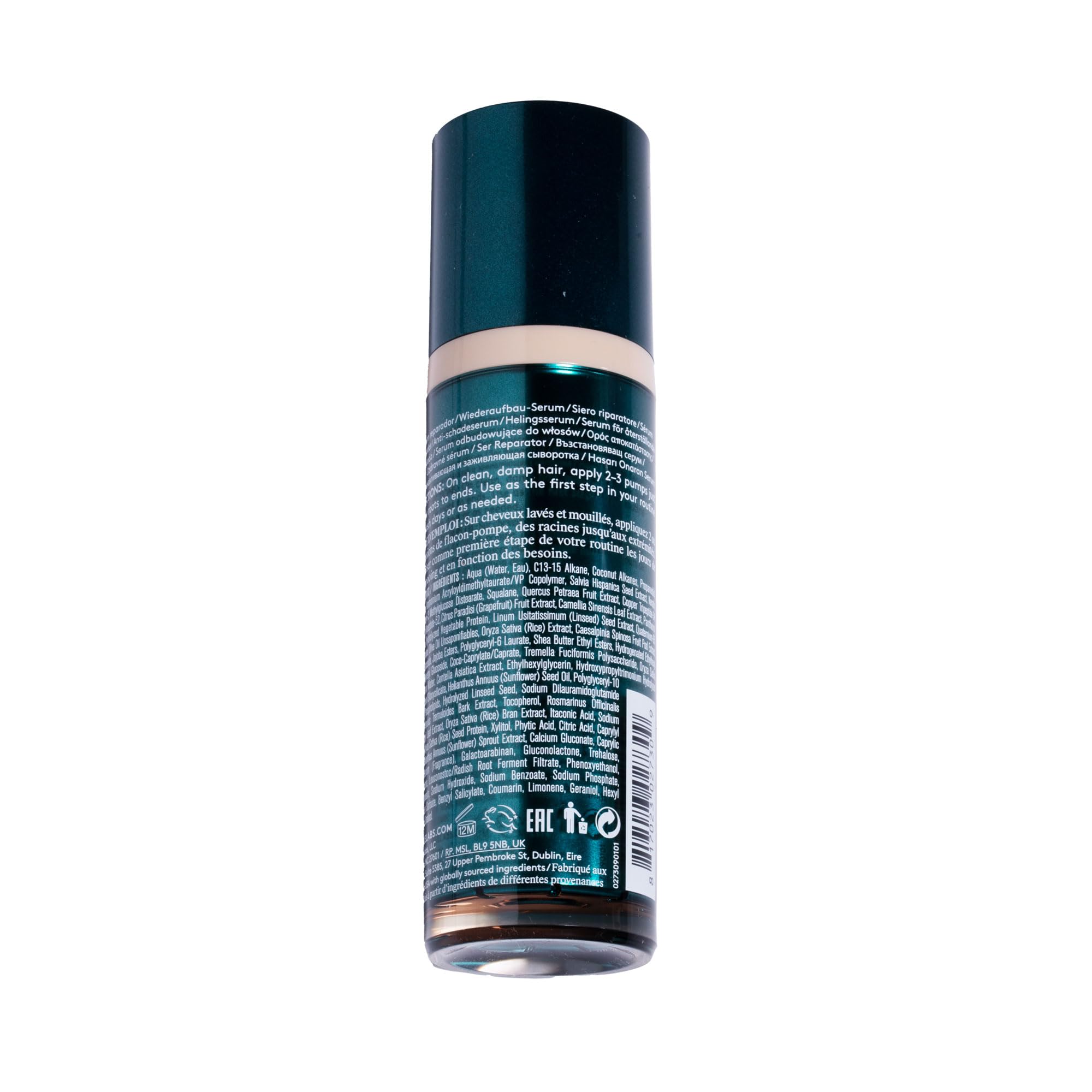 Sensation soyeuse après utilisation du sérum VIRTUE Recovery Damage Reverse.