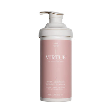 Acondicionador Virtue Smooth en botella para control del frizz en rizos