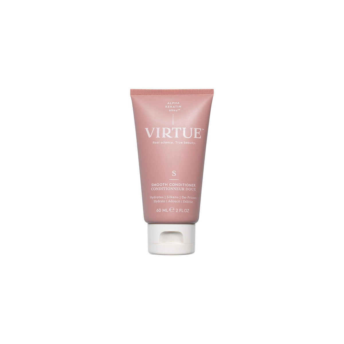 Acondicionador Virtue Smooth: frizz-control para cabello húmedo y manejo diario.