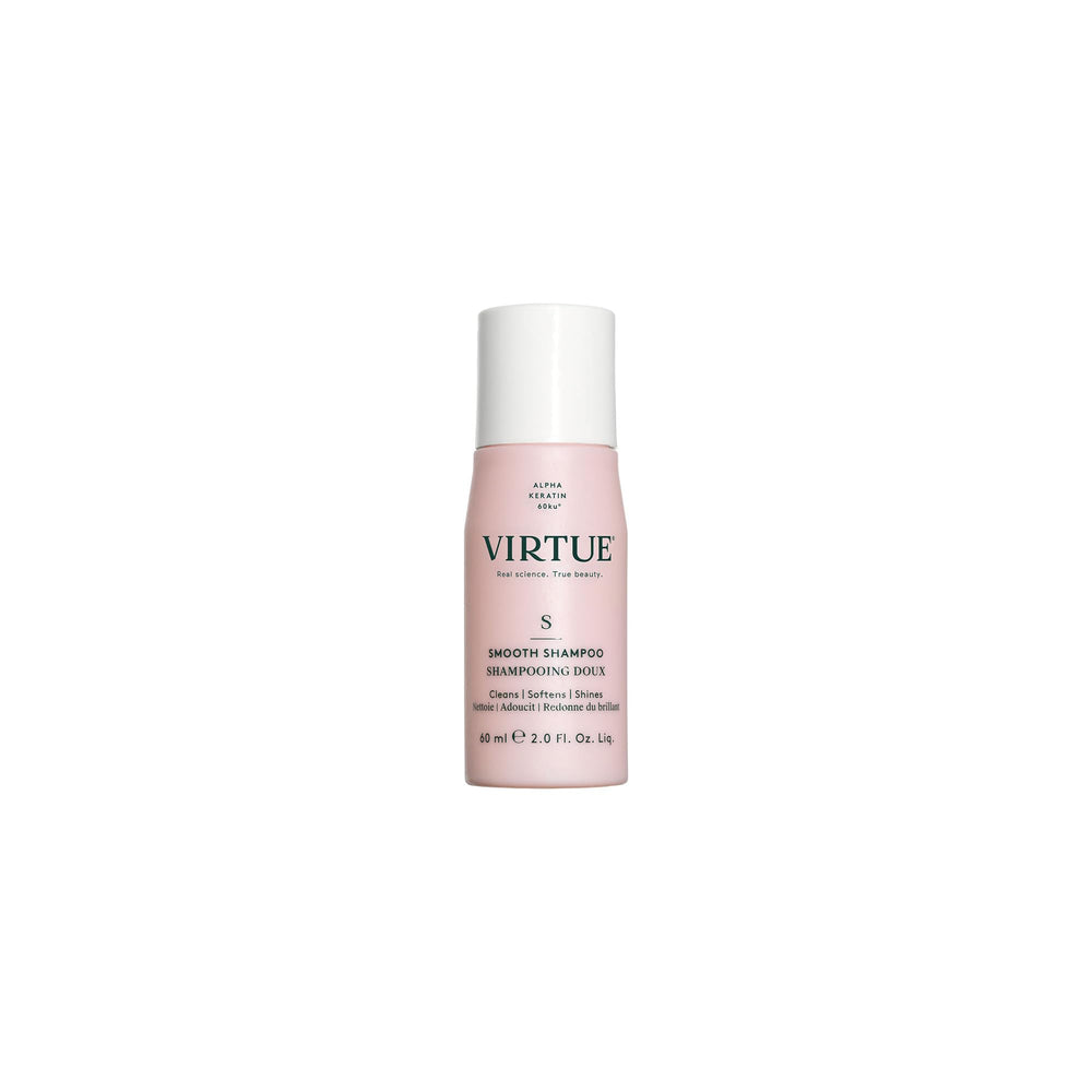 Virtue Smooth Shampoo, botella elegante para controlar el frizz