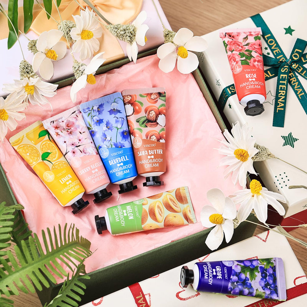 VISCOO crema de manos aroma melón, textura ligera y rápida absorción.