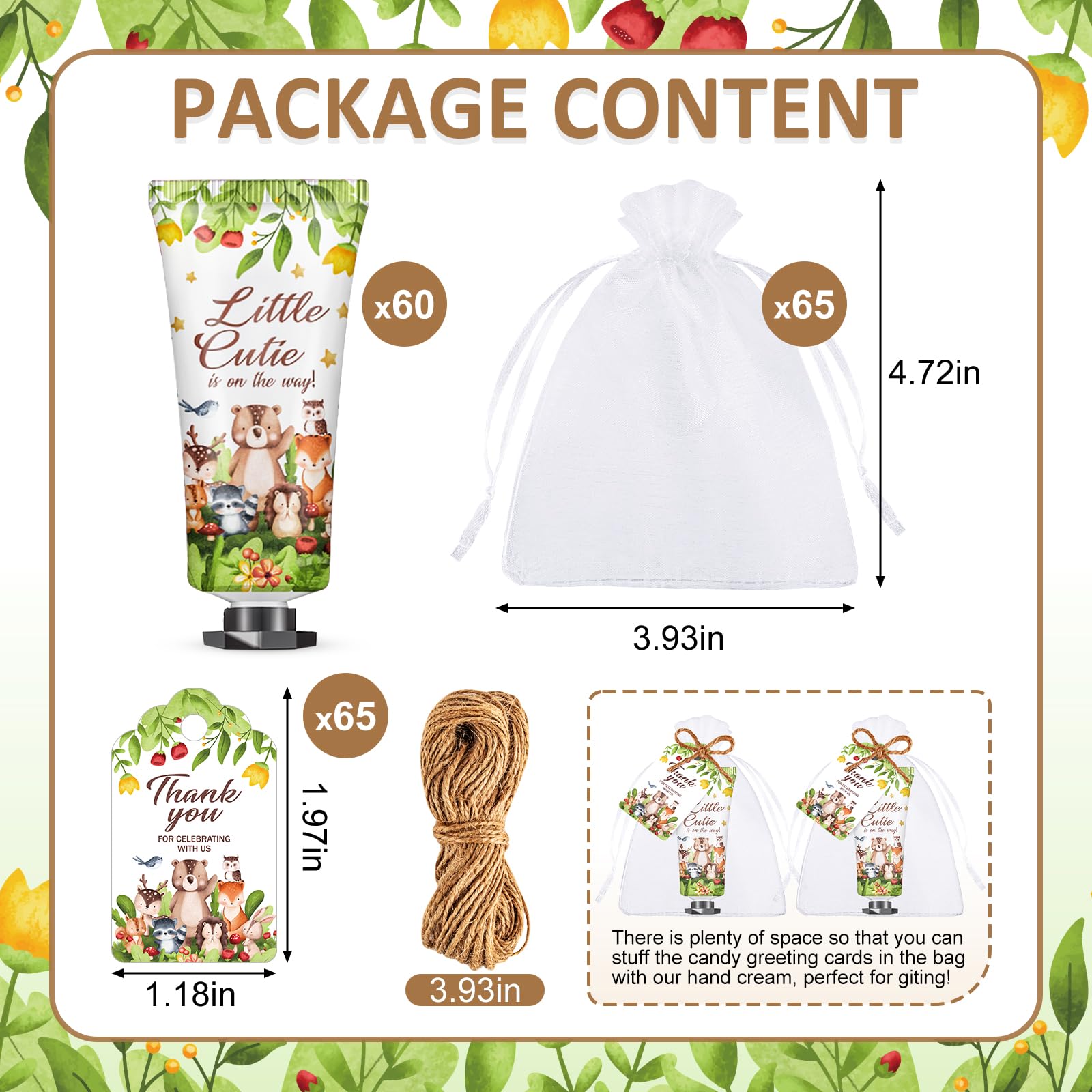 VisCOO crema de manos con diseño de animales de jungla